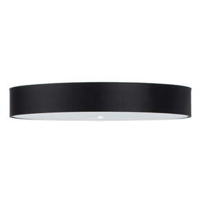 Crna stropna svjetiljka s tekstilnim sjenilom ø 90 cm Herra – Nice Lamps