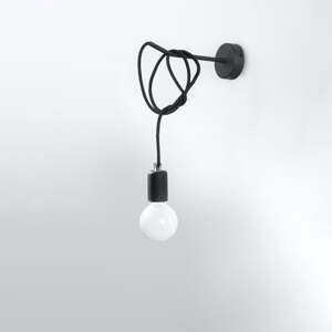 Crna zidna lampa Spider – Nice Lamps