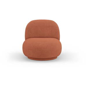 Ciglasta fotelja od bouclé tkanine Chuck – Micadoni Home