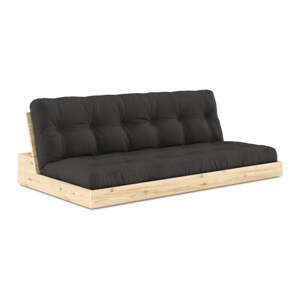 Tamno siva sklopiva sofa 196 cm Base – Karup Design