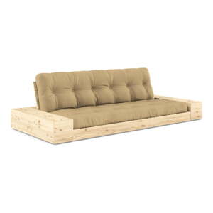 Senf žuta sklopiva sofa 244 cm Base – Karup Design