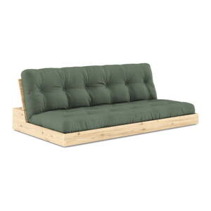 Zelena sklopiva sofa 196 cm Base – Karup Design