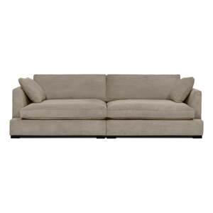Bež sofa od samta 266 cm Mobby – Scandic