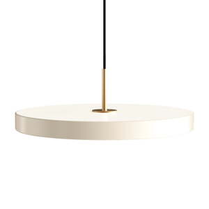 Krem LED viseća svjetiljka s mogućnosti zatamnjivanja s metalnim sjenilom ø 43 cm Asteria Plus Medium – UMAGE