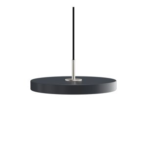 Antracitno siva LED viseća svjetiljka s metalnim sjenilom ø 31 cm Asteria Mini – UMAGE