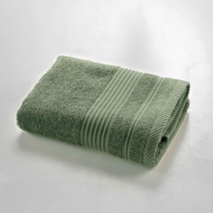 Kaki zeleni pamučni ručnik od frotira 50x90 cm Tendresse – douceur d'intérieur