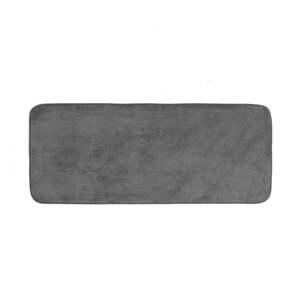 Antracitno siva kupaonska prostirka 50x120 cm Vitamine – douceur d'intérieur