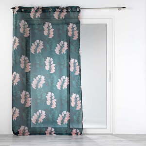 Tamno zelena prozirna zavjesa 140x280 cm Belline – douceur d'intérieur