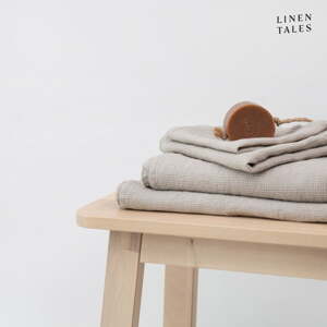 Laneni ručnik vafle strukture u prirodnoj boji 100x140 cm Natural Fine Waffle – Linen Tales