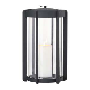 Crna LED lanterna s USB (visina 35 cm) Firefly – Zone