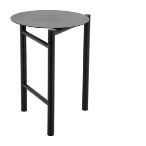 Crni metalni stolac Disc – Zone