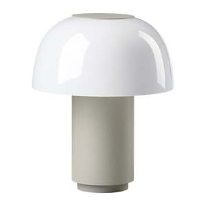 Siva LED stolna lampa aluminijska s mogućnosti zatamnjivanja (visina 22 cm) Harvest – Zone