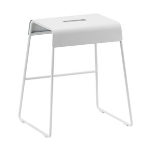 Bijeli metalni stolac A-Stool – Zone
