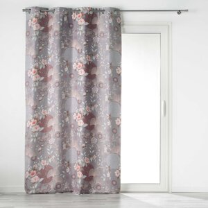 Siva zatamnjujuća zavjesa od mikrovlakana 135x260 cm Yokahama – douceur d'intérieur