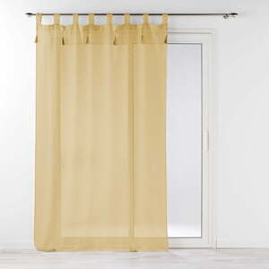 Žuta  prozirna zavjesa 140x240 cm Dalila – douceur d'intérieur