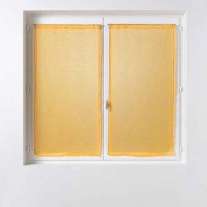 Žute prozirne zavjese u setu 2 kom 60x120 cm Sandra – douceur d'intérieur