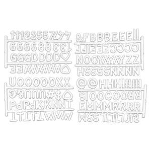 Bijele oznake za organizatore 11.5x20x3 cm – Homéa