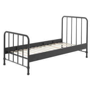 Sivi metalni dječji krevet 90x200 cm BRONXX – Vipack