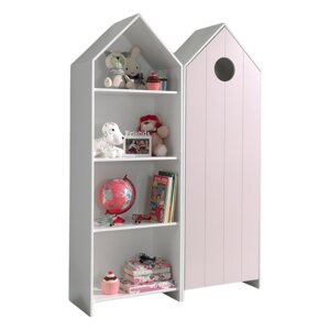 Bijela/svijetlo ružičasta otvorena dječja garderoba 115x171,5 cm CASAMI – Vipack