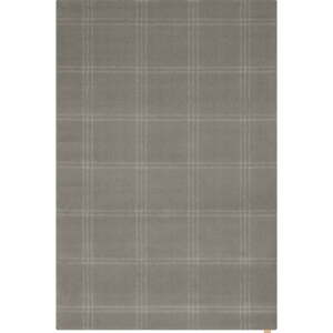Svijetlo sivi vuneni tepih 133x190 cm Calisia M Grid Prime – Agnella
