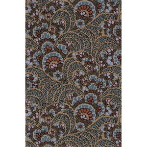 Smeđi vuneni tepih 133x190 cm Paisley – Agnella