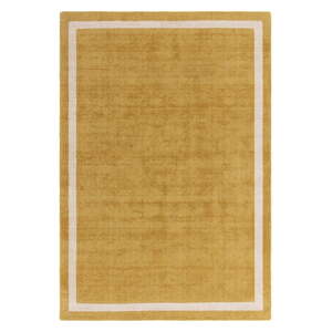 Oker žuti ručno rađen vuneni tepih 120x170 cm Albi – Asiatic Carpets