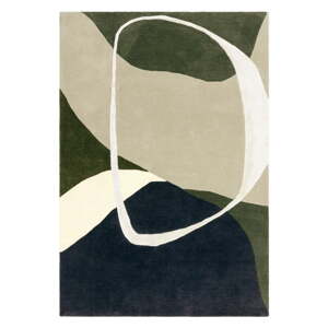 Zeleni ručno rađen vuneni tepih 160x230 cm Matrix – Asiatic Carpets