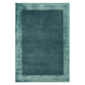 Petrolej zeleni ručno rađen tepih od mješavine vune 200x290 cm Ascot – Asiatic Carpets
