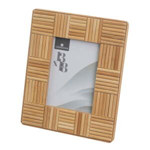 Bambusov stojeći okvir u prirodnoj boji 23x28 cm – Casa Selección