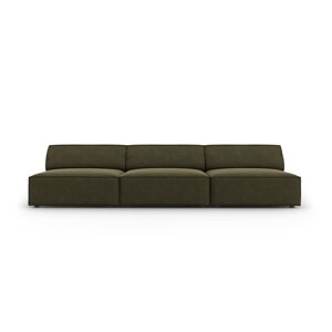Zelena baršunasta sofa 240 cm Jodie – Micadoni Home