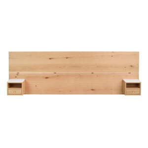 Uzglavlje od punog hrasta u prirodnoj boji 240x79 cm Whitmore – Rowico
