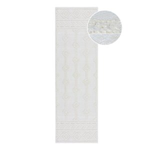 Krem staza od šenila 60x240 cm Shyla – Flair Rugs