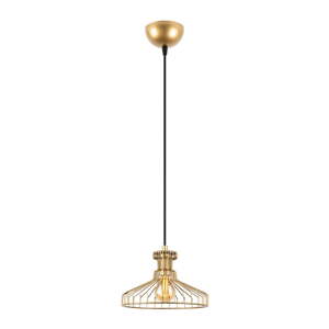 Viseća svjetiljka u zlatnoj boji s metalnim sjenilom ø 23 cm Events – Opviq lights