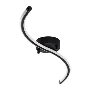 Crna LED stropna svjetiljka 10x67 cm Yilan – Opviq lights