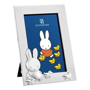 Metalni stojeći okvir u srebrnoj boji 7x10 cm Miffy – Zilverstad