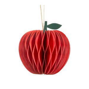 Papirnat ukas za božićno drvce ø 8 cm Honeycomb Apple – Sass & Belle
