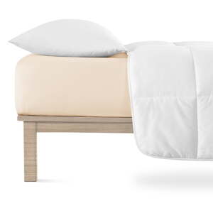 Bež plahta s gumom od jerseya 160x200 cm Boxspring – Andrea Simone