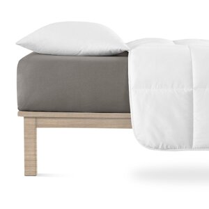 Tamno siva plahta s gumom od jerseya 200x220 cm Boxspring – Andrea Simone