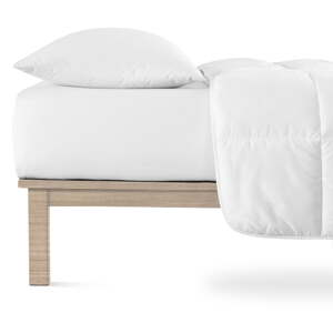 Bijela plahta s gumom od jerseya 200x200 cm Boxspring – Andrea Simone