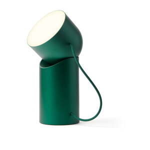 Tamno zelena LED stolna lampa (visina 14 cm) Orbe – Lexon