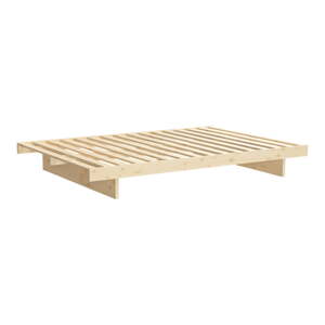 Krevet od masivnog bora s podnicom 120x200 cm u prirodnoj boji Kanso – Karup Design