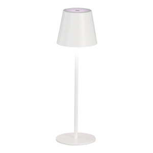 Bijela LED stolna lampa s metalnim sjenilom (visina 36,5 cm) Viletto – Fischer & Honsel