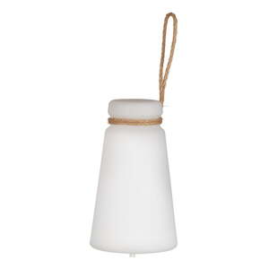 Bijela/smeđa LED stolna lampa (visina 20 cm) Bruno – Fischer & Honsel