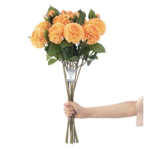 Umjetne biljke u setu 10 kom (visina 62 cm) Dahlia – Restilo