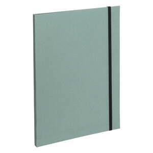 Zeleni kartonski uredski organizator Paulina Canvas Paper Laminate A5 – Bigso