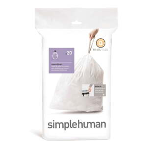 Vreće za smeće 20 kom 65 l – simplehuman