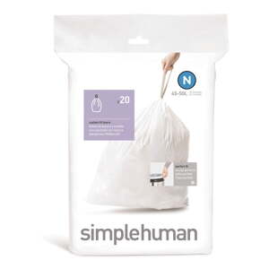 Vreće za smeće 20 kom 50 l – simplehuman