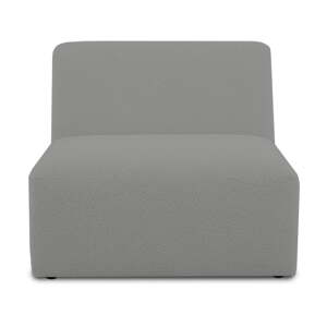 Siva modularna sjedeća garnitura od bouclé tkanine (srednji modul ) Roxy – Scandic