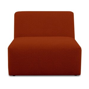 Ciglasta modularna sjedeća garnitura od bouclé tkanine (srednji modul ) Roxy – Scandic