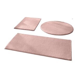 Ružičaste kupaonske prostirke u setu 3 kom 50x90 cm – Mila Home